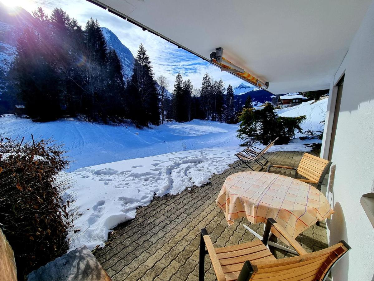 Mom - Alpine Boutique Apartments, Grindelwald Gletscher, Eiger View Terrace Studio Екстер'єр фото