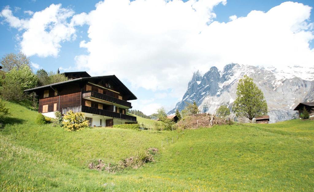 Mom - Alpine Boutique Apartments, Grindelwald Gletscher, Eiger View Terrace Studio Екстер'єр фото
